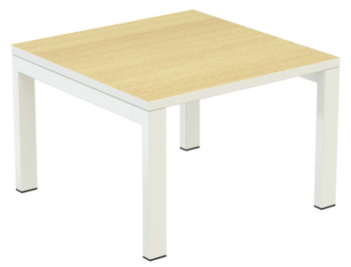 Table Paperflow EasyDesk, rectangulaire, hêtre / blanc