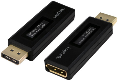 LogiLink Testeur DisplayPort pour information EDID, noir