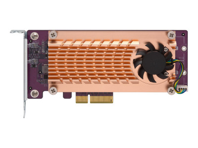 Qnap : QUAD M.2 PCIE SSD EXPANS card SUPPORTS UP TO FOUR M.2 2280