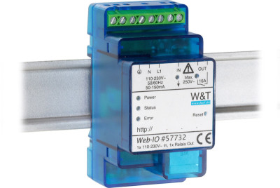 W&T Web-IO, 4.0 numérique, 1 x 230V In, 1 x Relais Out