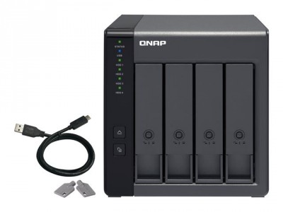 QNAP TR-004 Baie de disques 4 Baies (SATA-300) USB 3.0 (externe)