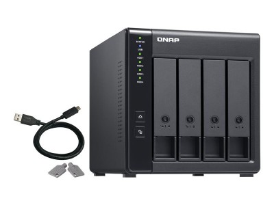 QNAP TR-004 Baie de disques 4 Baies (SATA-300) USB 3.0 (externe)