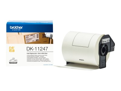 Brother DK-11247 Étiquettes Noir sur blanc 180 étiquette(s) 103 x 164 mm