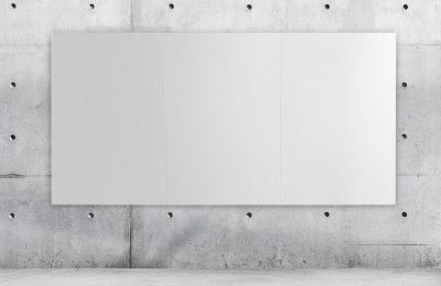 Carrelage bi-bureau Tableau blanc, 750 mm x 1150, sans cadre