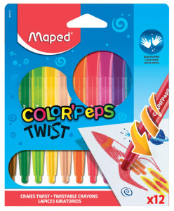 Maped Color'Peps crayon TWIST, 12er polybag