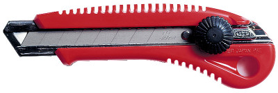 NT Cutter L 550 P, boîtier en plastique, lame 18 mm, rouge