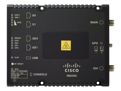 Cisco : 809 INDUSTRIAL ISR 4G/LTE(FDD/ TDD) MULTIMODE pour APJC