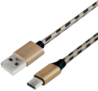 LogiLink données et le câble de chargement, USB-A - connecteur USB C, 1,0 m