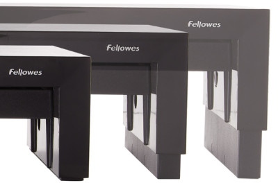 Fellowes Monitorständer Designer Office Suites, schwarz
