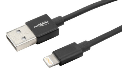 ANSMANN données et Câble d'Apple Lightning - USB-A, 120 cm