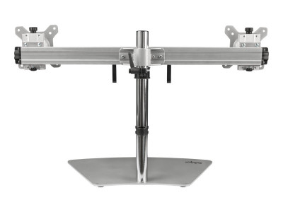 Startech : DUAL-MONITOR STAND - HORIZONTAL pour UP TO 24IN MONITORS - SILVER