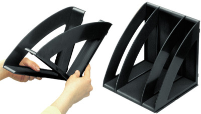 CEP Jeu de 6 verticaliseurs modulaires Confort, noir