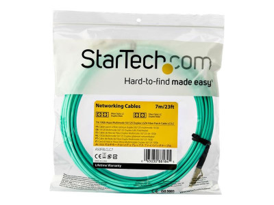 Startech : 7M OM3 FIBER OPTIC PATCH CORD - AQUA - LC/LC - 50/125 - 10GB