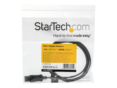 Startech : 5.9 USB-C TO DP ADAPTER cable 8K-HBR3 DISPLAYPORT ADAPTER