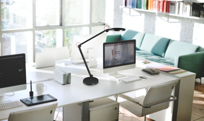 CEP Lampe de table LED GEANT, blanc