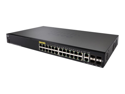 Cisco : SF350-24MP 24-PORT 10/100 MAX POE MANAGED SWITCH