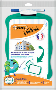 BIC Ardoise blanche Velleda 50 recyclé, (L)210 x (H)310 mm