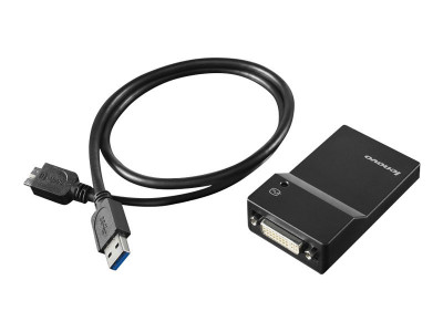 Lenovo : USB 3.0 TO DVI/VGA MONITOR ADAPTER
