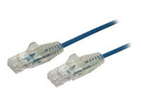 Startech : 0.5M SLIM CAT6 cable - BLUE SNAGLESS - 28 AWG COPPER WIRE