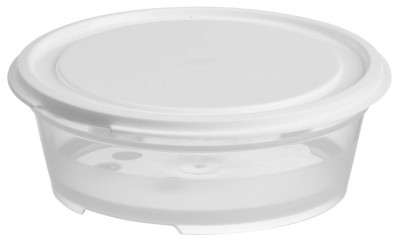 GastroMax Boîte de conservation, 0,3 L, transparent/blanc