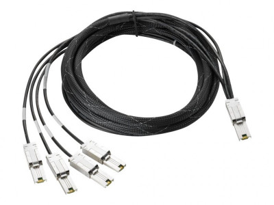 HPe : HP 4M EXT MINI-SAS TO 4X1 MINI-SAS cable