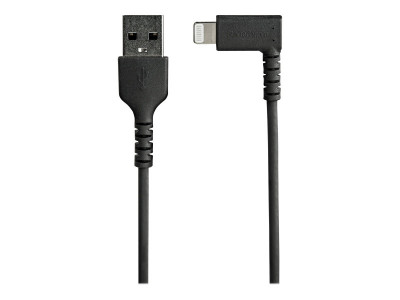 Startech : 2M ANGLED LIGHTNING TO USB CABLE-APPLE MFI CERTIFIED-BLACK