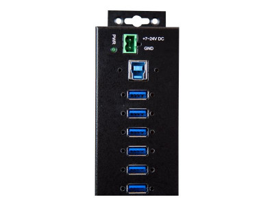 Startech : 10-P INDUSTRIAL USB 3.0 HUB W/ EXT POWER ADPTR ESD 350W SURGE P