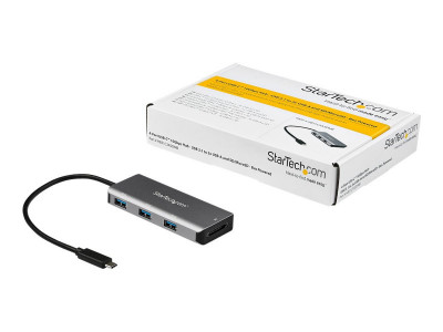 Startech : 3-PORT USB-C HUB avec SD card READER-10GB - 3X USB-A 1X USB-C
