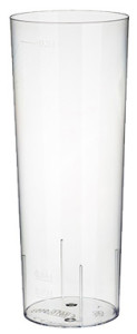 PAPSTAR Verre à cocktail en plastique PS, 0,3 l, transparent