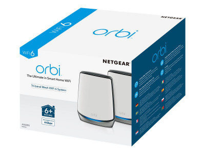 Netgear : ORBI WLAN 6 MESH WLAN SYSTEM TRI-BAND AX6000