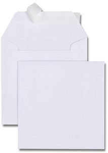 GPV Enveloppes 170 x 170 mm, blanc, sans fenêtre