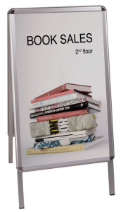 Bi-Office Porte-affiches, cadre en aluminium, 461 x 884 mm