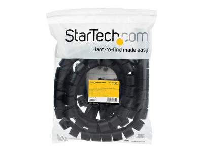 Startech : SPIRAL cable MANAGEMENT SLEEVE 45MMX2.5M /1.8X8.2 - BLACK