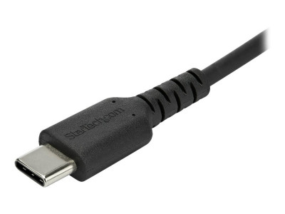 Startech : 2M DURABLE USB 2.0 TO USB C cable Noir ARAMID FIBER