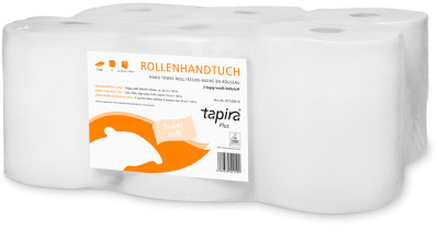 Tapira Handtuchrolle Plus, 2-lagig, weiß, 140 m