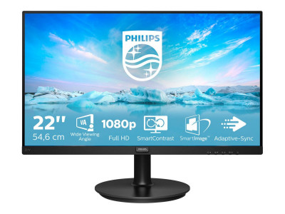 Philips : 221V8A 21.5IN IPS LED 1920X1080 16:9 4MS VGA / HDMI