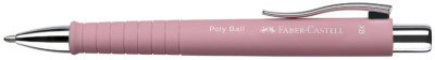 FABER-CASTELL Druckkugelschreiber POLY BALL XB, rosé