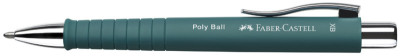 FABER-CASTELL Druckkugelschreiber POLY BALL XB, emeraldgrün