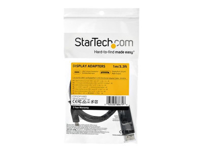 Startech : 3.3 FT. USB C TO DISPLAYPORT 1.2 CABLE-BIDIRECTIONAL-8K 60HZ