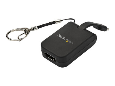 Startech : PORTABLE USB C TO HDMI ADAPTER QUICK-CONNECT KEYCHAIN 4K 30HZ