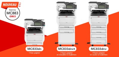 OKI MC883dn Imprimante laser couleur multifonction A3