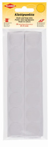 KLEIBER Pastilles auto-agrippantes, diamètre : 25 mm, blanc