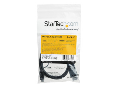 Startech : 3.3 FT. USB C TO DISPLAYPORT 1.4 CABLE-BIDIRECTIONAL-8K 30HZ