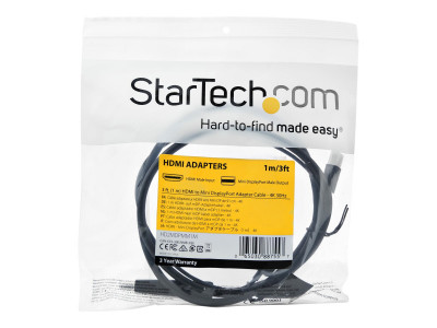 Startech : 3.3FT HDMI TO MINI DISPLAYPORT cable - 4K 30HZ - USB-POWERED