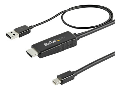 Startech : 6.6FT HDMI TO MINI DISPLAYPORT cable - 4K 30HZ - USB-POWERED