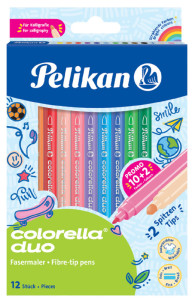 Pelikan Feutre colorella duo, étui en carton de 12