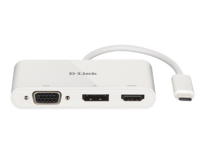 D-Link : 3-IN-1 USB-C TO HDMI/VGA DISPLAYPORT ADAPTER