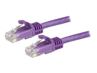 Startech : 1.5 M CAT6 cable PURPLE SNAGLESS - 24 AWG COPPER WIRE