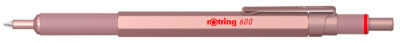rotring Stylo à bille rétractable 600, rouge métallique