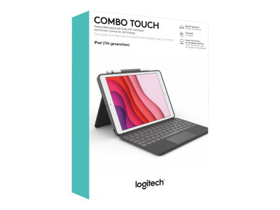 Logitech : COMBO TOUCH IPAD 7TH GEN GRAPHITE FRA CENTRAL fr